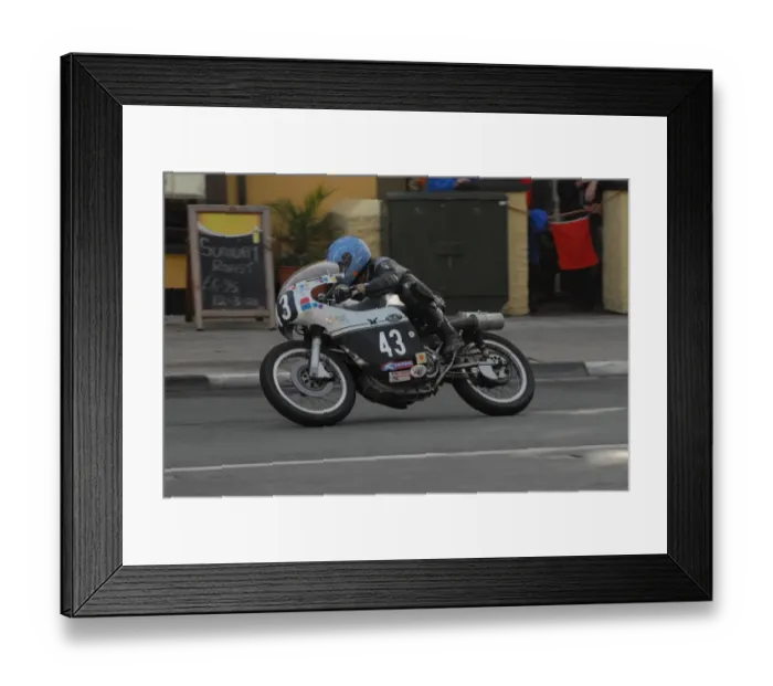 Framed Print : Robert Owen (Seeley) 2008 Senior Classic Manx Grand Prix Framed Print : Robert Owen (Seeley) 2008 Senior Classic Manx Grand Prix
