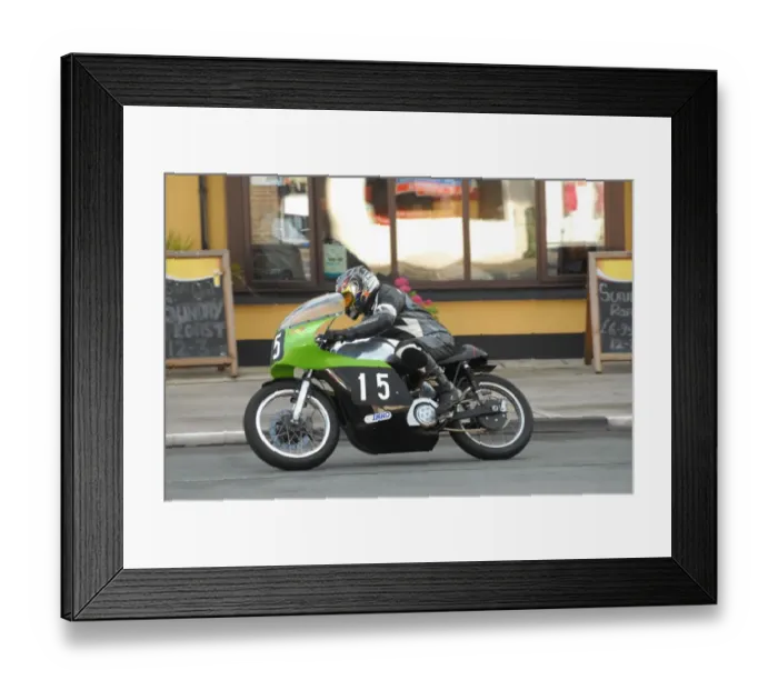 Framed Print : Dave Hughes (Norton) 2008 Senior Classic Manx Grand Prix Framed Print : Dave Hughes (Norton) 2008 Senior Classic Manx Grand Prix