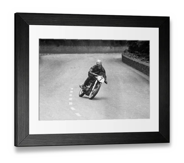 Framed Print : Syd Lawton (AJS) 1952 Senior TT Framed Print : Syd Lawton (AJS) 1952 Senior TT