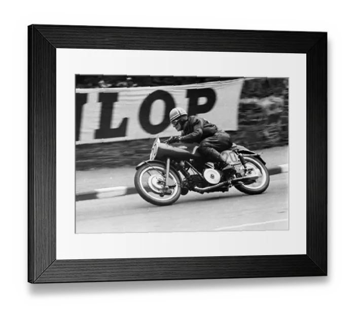 Framed Print : Syd Lawton (Guzzi) 1952 Lightweight TT Framed Print : Syd Lawton (Guzzi) 1952 Lightweight TT