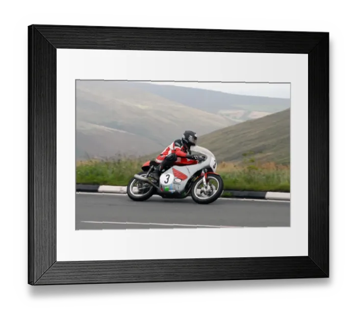 Framed Print : Alan Oversby (Honda) 2008 Junior Classic Manx Grand Prix Framed Print : Alan Oversby (Honda) 2008 Junior Classic Manx Grand Prix