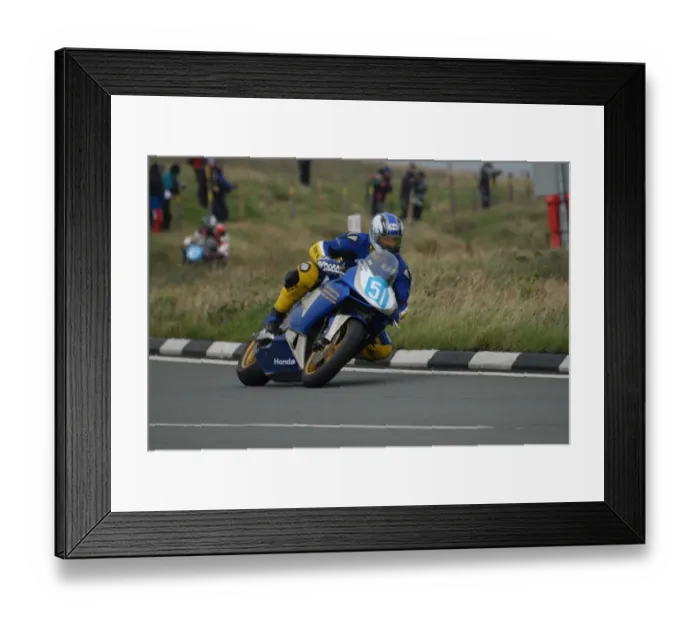 Framed Print : Andy Lovett (Honda) 2008 Junior Manx Grand Prix Framed Print : Andy Lovett (Honda) 2008 Junior Manx Grand Prix
