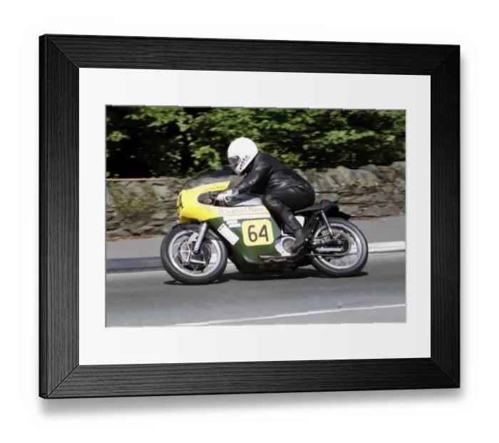Framed Print : John Walker (Norton) 1994 Senior Classic Manx Grand Prix