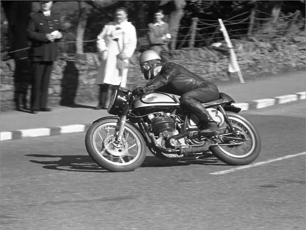 Ernie Washer (Norton) 1958 Senior Manx Grand Prix