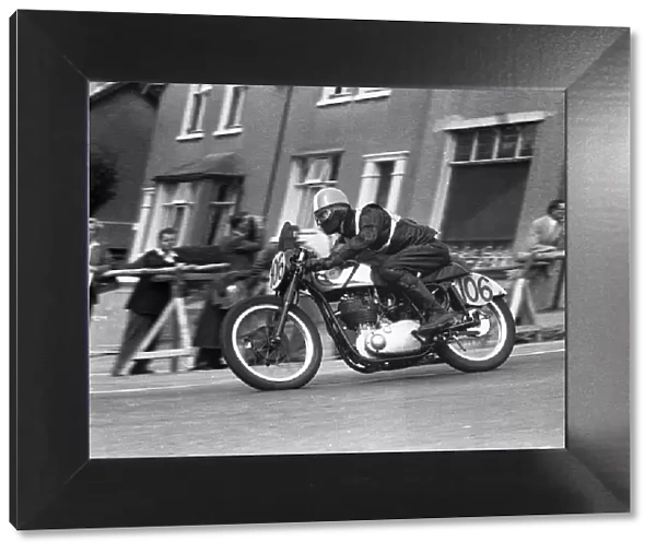 P E Whillier (BSA) 1955 Senior Manx Grand Prix