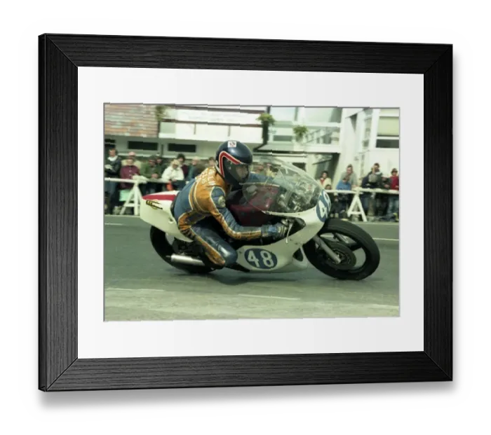 Framed Print : John Crellin (Yamaha) 1983 Junior Manx Grand Prix Framed Print : John Crellin (Yamaha) 1983 Junior Manx Grand Prix