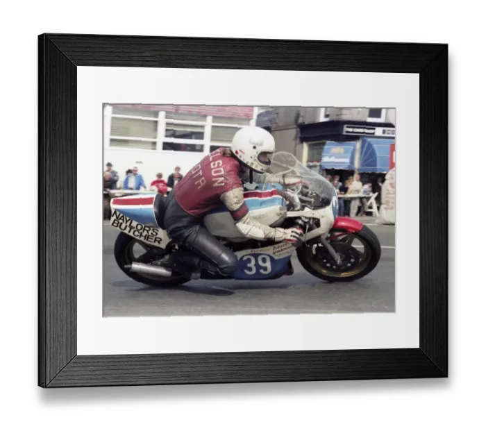 Framed Print : Andrew M Nelson (Yamaha) 1983 Junior Manx Grand Prix Framed Print : Andrew M Nelson (Yamaha) 1983 Junior Manx Grand Prix