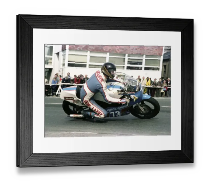 Framed Print : Gary Radcliffe (Yamaha) 1983 Junior Manx Grand Prix Framed Print : Gary Radcliffe (Yamaha) 1983 Junior Manx Grand Prix