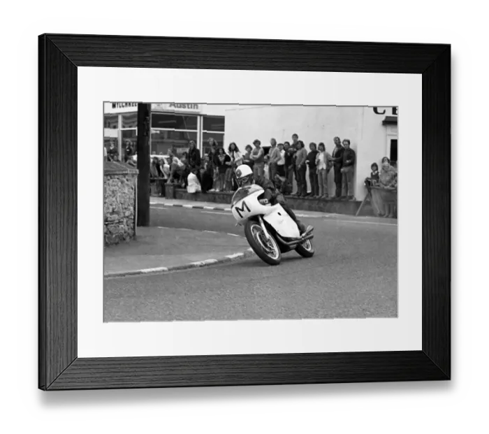 Framed Print : Geoff Duke (Gilera) 1973 Manx Grand Prix Framed Print : Geoff Duke (Gilera) 1973 Manx Grand Prix