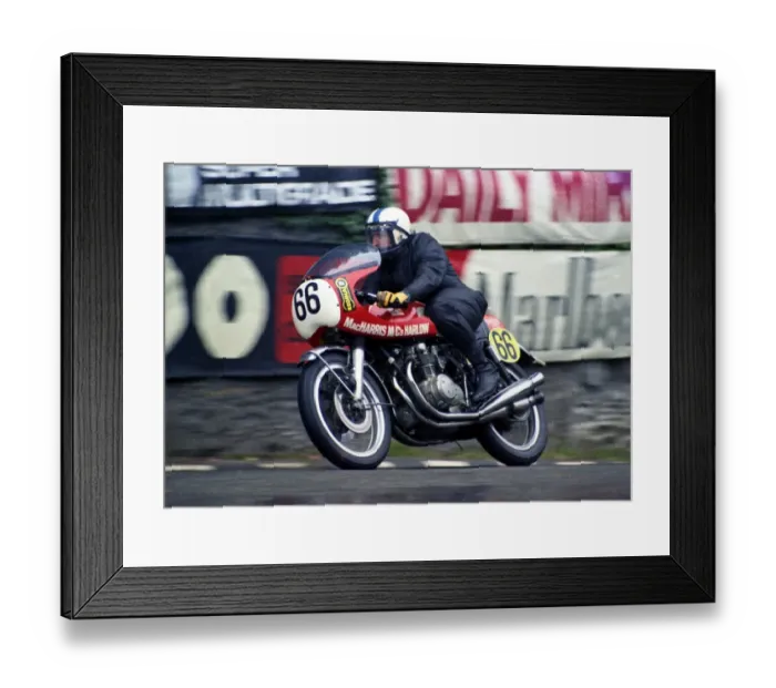 Framed Print : Hugh Evans (Honda) 1974 Senior TT Framed Print : Hugh Evans (Honda) 1974 Senior TT