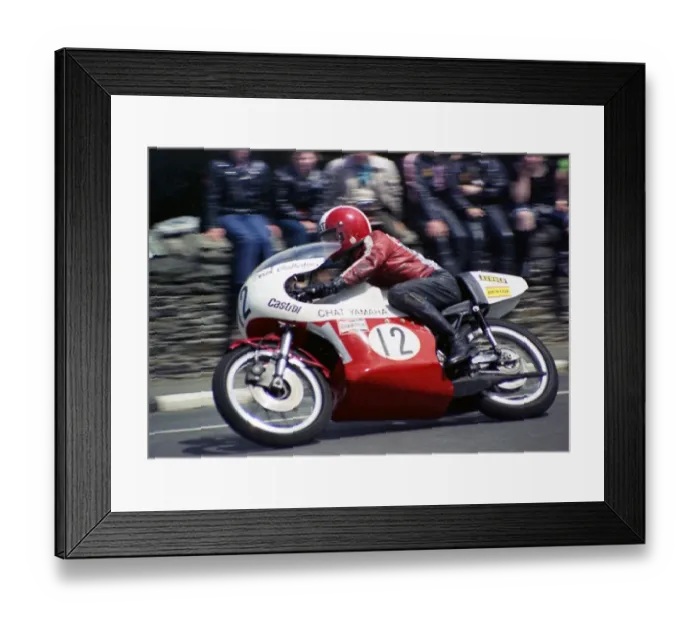 Framed Print : Derek Chatterton (Chat Yamaha) 1974 Formula 750 TT