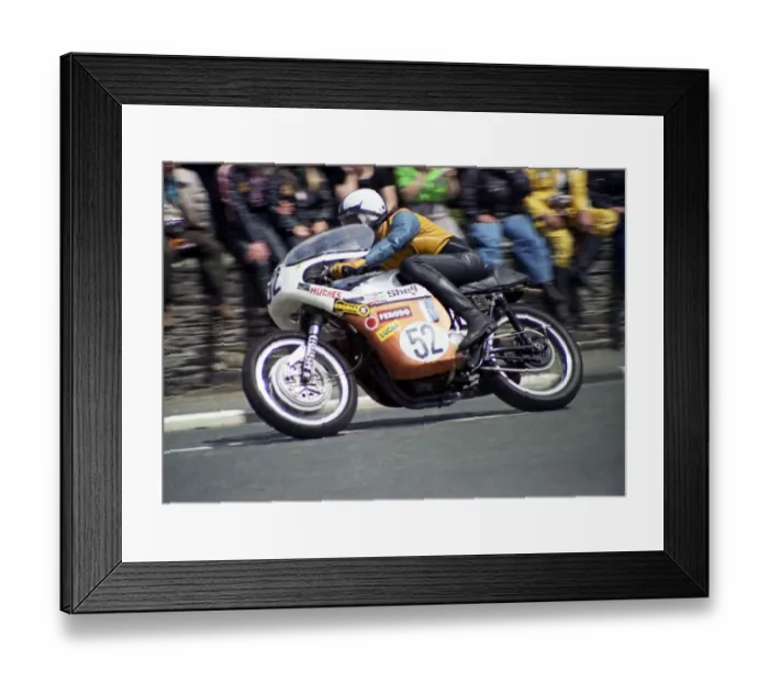 Framed Print : Hugh Evans (Hughes Trident) 1974 Formula 750 TT Framed Print : Hugh Evans (Hughes Trident) 1974 Formula 750 TT