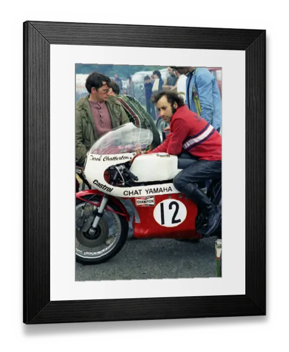 Framed Print : Derek Chatterton (Chat Yamaha) 1974 Formula 750 TT Framed Print : Derek Chatterton (Chat Yamaha) 1974 Formula 750 TT