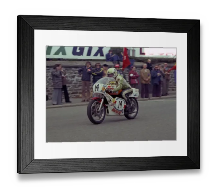 Framed Print : Alex George (Yamaha) 1974 Formula 750 TT Framed Print : Alex George (Yamaha) 1974 Formula 750 TT