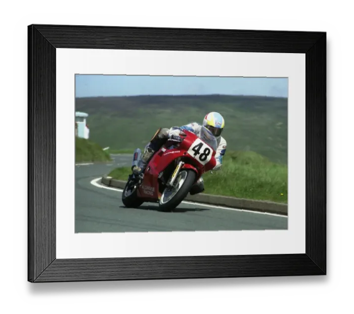 Framed Print : Ralph Sutcliffe (Kawasaki) 1993 Formula One TT Framed Print : Ralph Sutcliffe (Kawasaki) 1993 Formula One TT