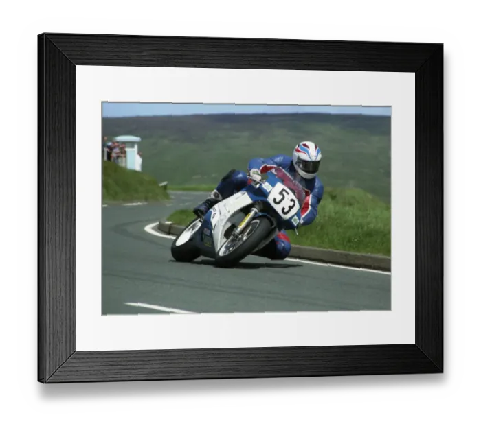 Framed Print : Chris Day (Honda) 1993 Formula One TT Framed Print : Chris Day (Honda) 1993 Formula One TT