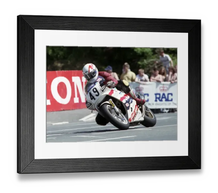 Framed Print : Brian Gardiner (Honda) 1993 Formula One TT Framed Print : Brian Gardiner (Honda) 1993 Formula One TT