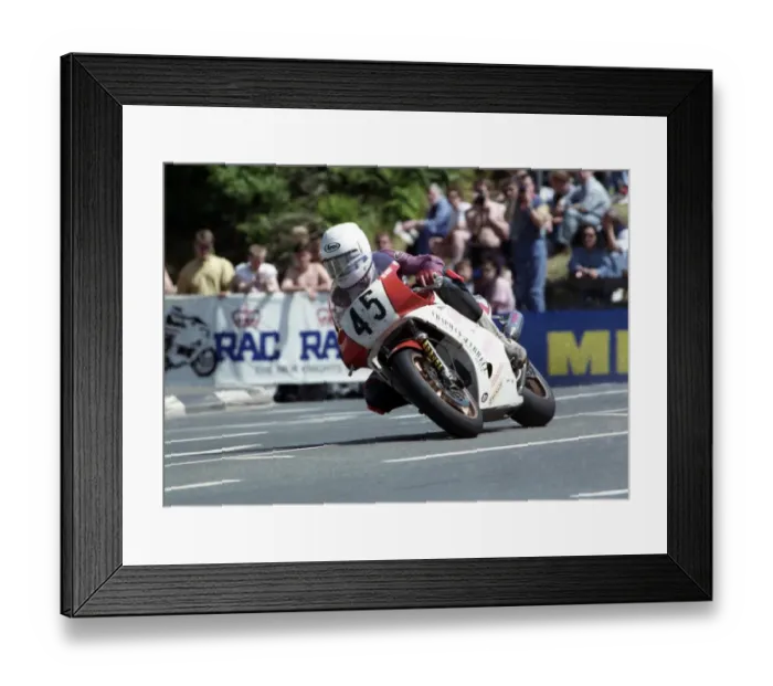 Framed Print : Ted Roebuck (Honda) 1993 Formula One TT Framed Print : Ted Roebuck (Honda) 1993 Formula One TT