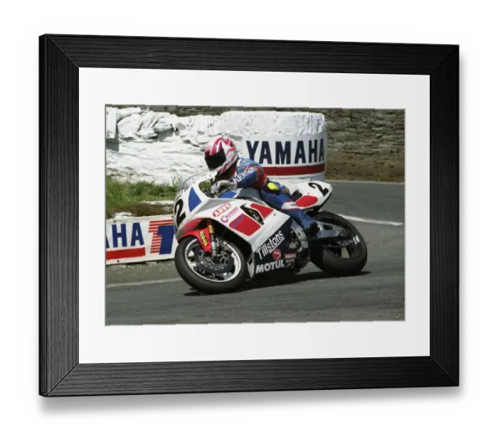 Framed Print : Robert Holden (Yamaha) 1993 Formula One TT Framed Print : Robert Holden (Yamaha) 1993 Formula One TT