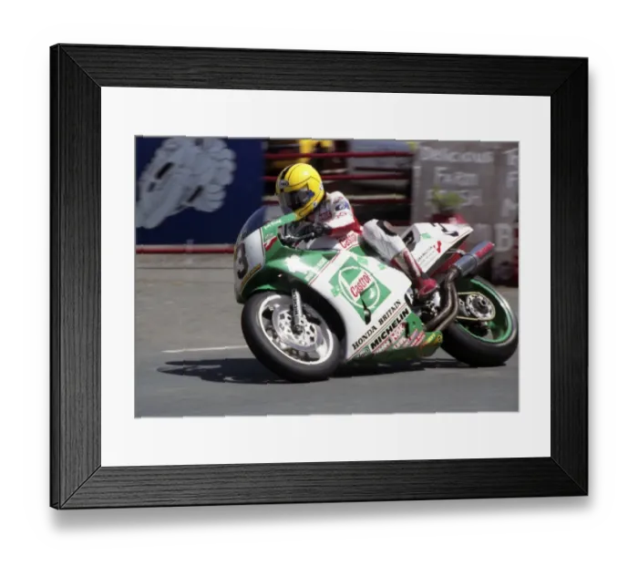 Framed Print : Joey Dunlop (Castrol Honda) 1993 Formula One TT Framed Print : Joey Dunlop (Castrol Honda) 1993 Formula One TT