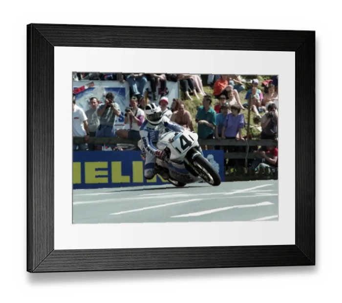 Framed Print : Robert Dunlop (Oxford Ducati) 1993 Formula One TT