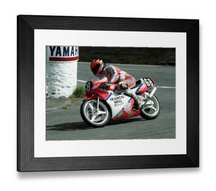 Framed Print : Denis McCullough (Honda) 1993 Ultra Lightweight TT Framed Print : Denis McCullough (Honda) 1993 Ultra Lightweight TT