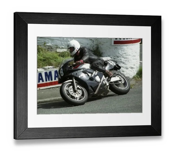 Framed Print : Danny Shimmin (Yamaha) 1993 Supersport 400 TT Framed Print : Danny Shimmin (Yamaha) 1993 Supersport 400 TT