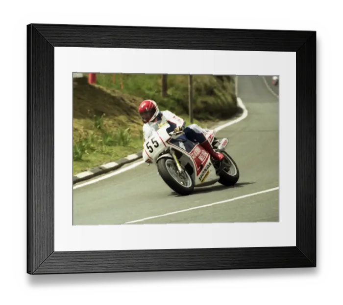 Framed Print : Eric Galbraith (Honda) 1989 Formula One TT Framed Print : Eric Galbraith (Honda) 1989 Formula One TT