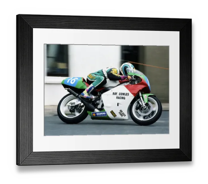 Framed Print : David O Leary (Cowles Yamaha) 1992 Junior Manx Grand Prix Framed Print : David O Leary (Cowles Yamaha) 1992 Junior Manx Grand Prix