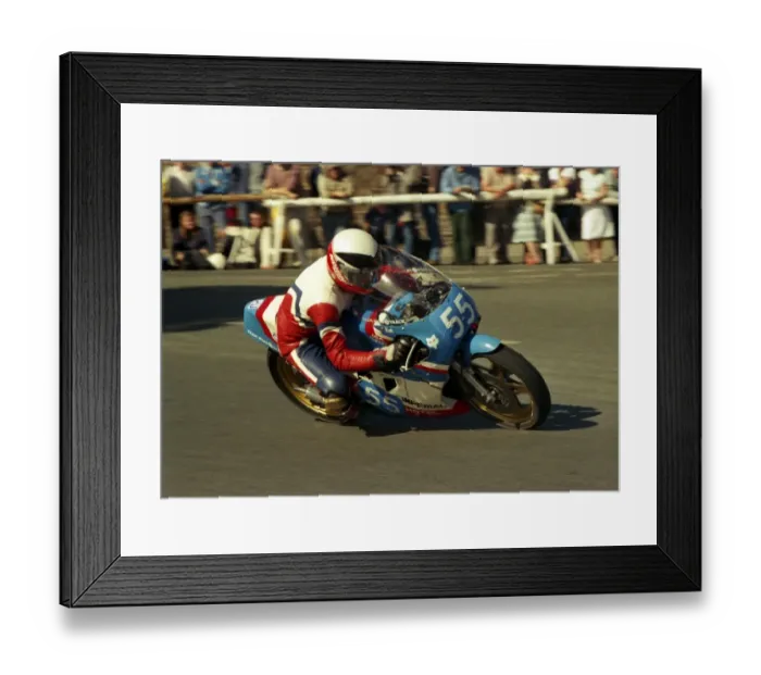 Framed Print : Karl Fox (Yamaha) 1987 Junior Manx Grand Prix Framed Print : Karl Fox (Yamaha) 1987 Junior Manx Grand Prix