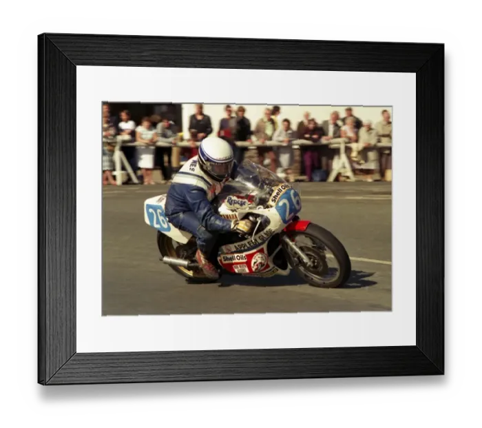 Framed Print : Ray Haynes (Yamaha) 1987 Junior Manx Grand Prix Framed Print : Ray Haynes (Yamaha) 1987 Junior Manx Grand Prix