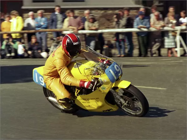 Jamie McManus (Yamaha) 1987 Junior Manx Grand Prix