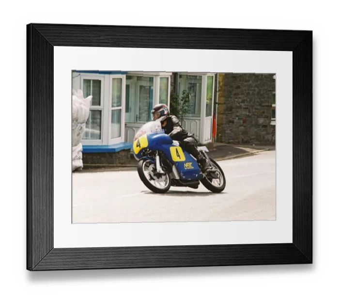 Framed Print : John Loder (NRE Nourish) 1994 Pre-TT Classic Framed Print : John Loder (NRE Nourish) 1994 Pre-TT Classic