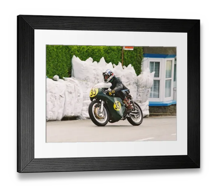Framed Print : David Streets (G50 Matchless) 1994 Pre-TT Classic
