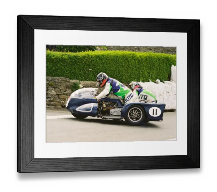 Framed Print : Charlie Cope & Louise Innes (Windrick Imp) 1994 Pre-TT Classic Framed Print : Charlie Cope & Louise Innes (Windrick Imp) 1994 Pre-TT Classic