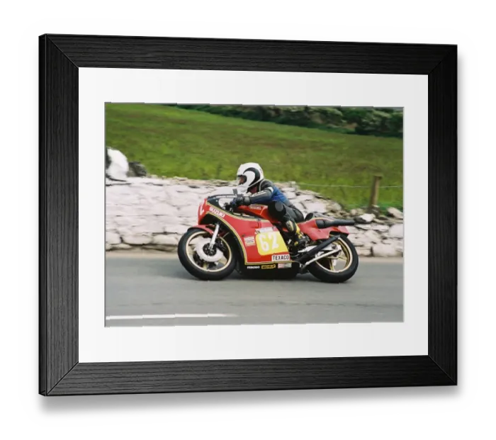 Framed Print : Paul Coward (Suzuki) 1994 Pre-TT Classic Framed Print : Paul Coward (Suzuki) 1994 Pre-TT Classic