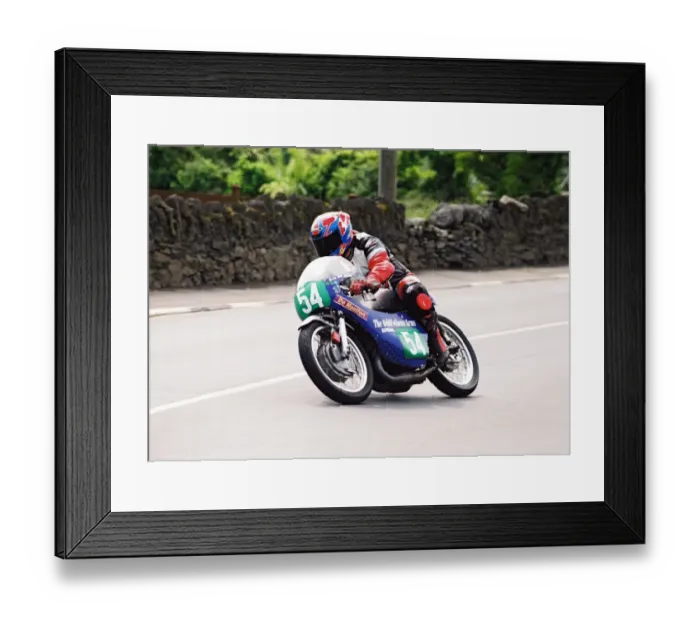 Framed Print : Alan Bud Jackson (Suzuki) 1994 Pre-TT Classic Framed Print : Alan Bud Jackson (Suzuki) 1994 Pre-TT Classic