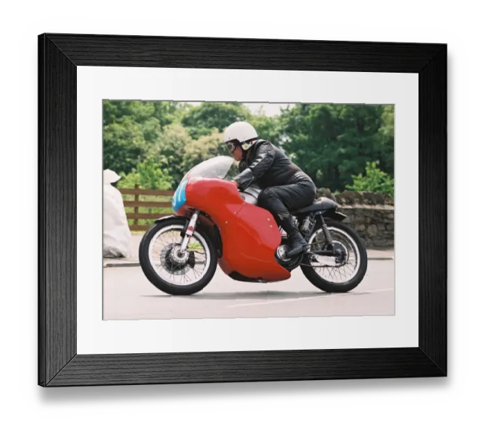 Framed Print : Adam Easton (Norton) 1994 Pre-TT Classic Framed Print : Adam Easton (Norton) 1994 Pre-TT Classic