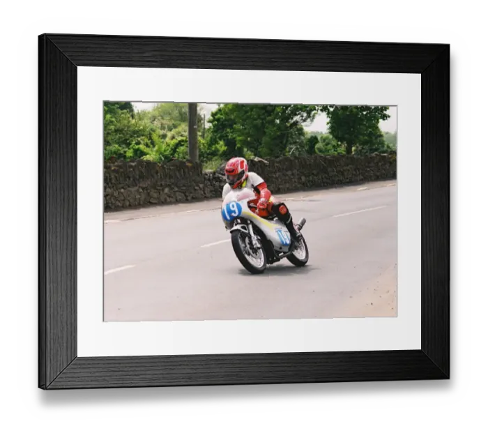 Framed Print : Barry Edwards (D. L. E. Honda) 1994 Pre-TT Classic Framed Print : Barry Edwards (D. L. E. Honda) 1994 Pre-TT Classic