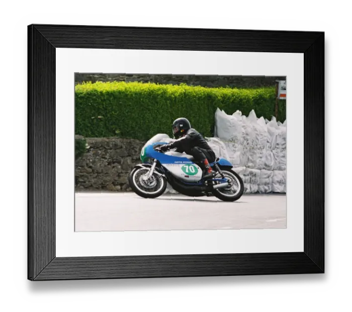 Framed Print : Danny Pullen (Suzuki) 1994 Pre-TT Classic Framed Print : Danny Pullen (Suzuki) 1994 Pre-TT Classic