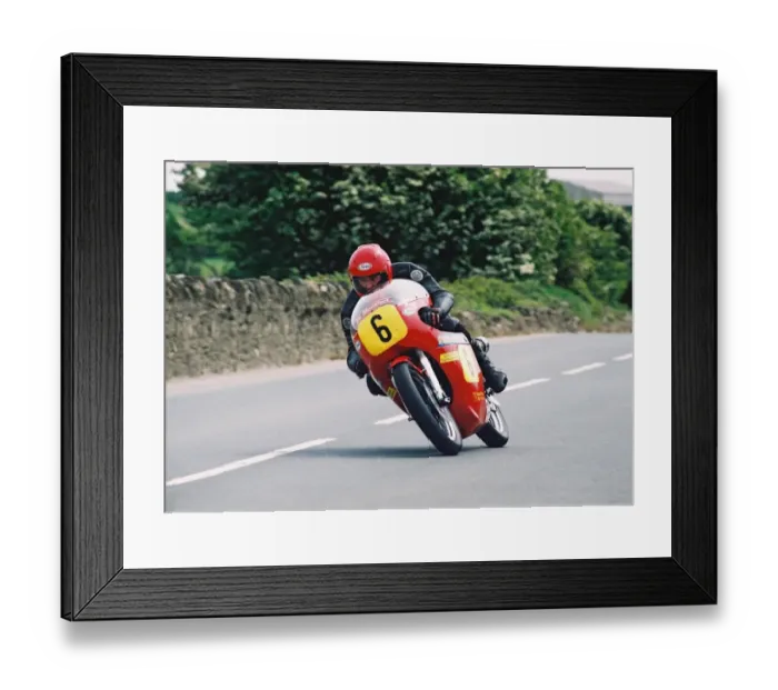 Framed Print : Allan Brew (Seeley) 1994 Pre-TT Classic Framed Print : Allan Brew (Seeley) 1994 Pre-TT Classic
