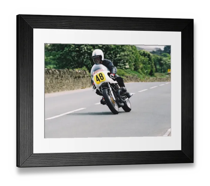 Framed Print : Larry Devlin (Butenuth BMW) 1994 Pre-TT Classic Framed Print : Larry Devlin (Butenuth BMW) 1994 Pre-TT Classic