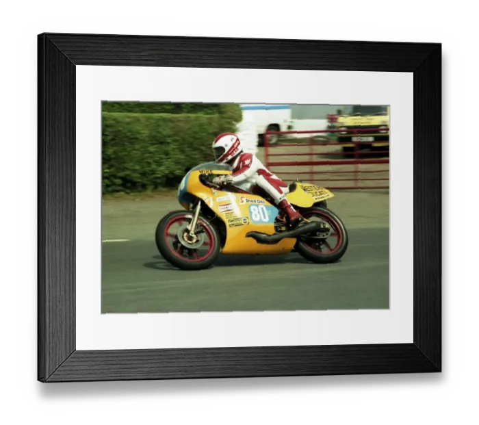 Framed Print : Mike Snow (Ducati) 1984 Formula Two TT Framed Print : Mike Snow (Ducati) 1984 Formula Two TT