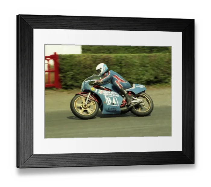 Framed Print : Shane Sutton (Yamaha) 1984 Formula Two TT Framed Print : Shane Sutton (Yamaha) 1984 Formula Two TT