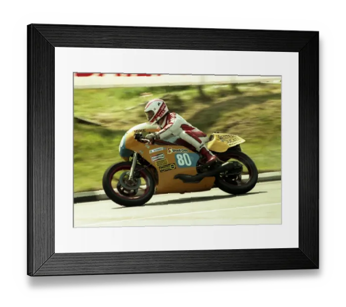 Framed Print : Mike Snow (Ducati) 1984 Formula Two TT Framed Print : Mike Snow (Ducati) 1984 Formula Two TT