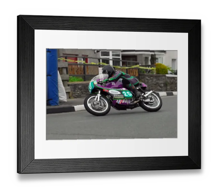 Framed Print : Tom Jackson (Suzuki) 2014 Pre TT Classic Framed Print : Tom Jackson (Suzuki) 2014 Pre TT Classic