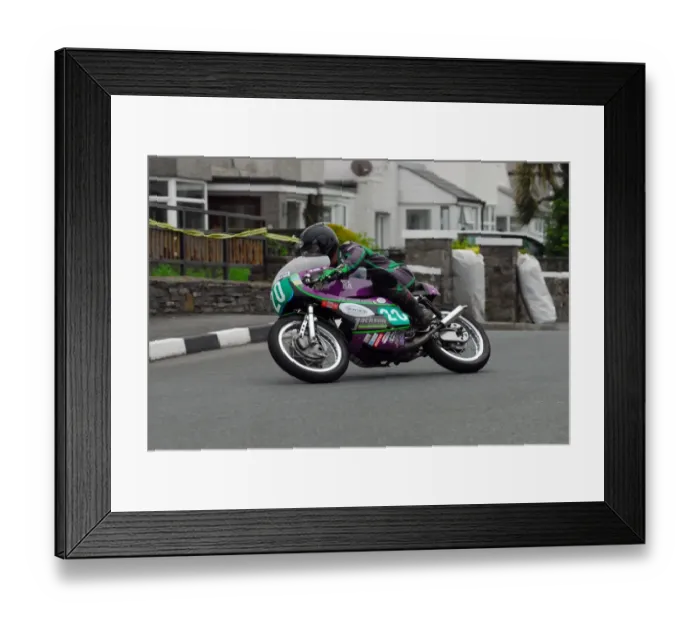 Framed Print : Tom Jackson (Jackson Suzuki) 2014 Pre TT Classic Framed Print : Tom Jackson (Jackson Suzuki) 2014 Pre TT Classic