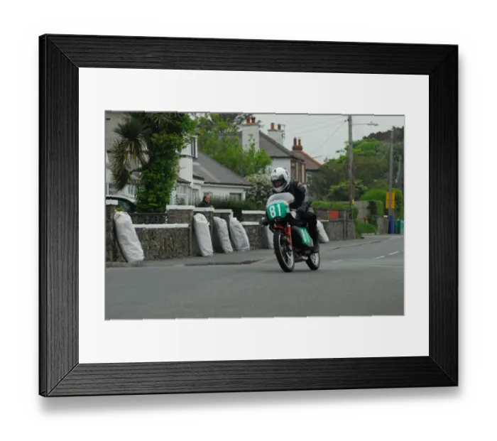 Framed Print : Rich Bool (Ducati) 2014 Pre TT Classic
