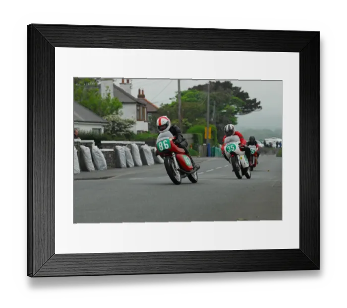 Framed Print : Ted Fenwick & Alan Smallbones (Ducati) 2014 Pre TT Classic Framed Print : Ted Fenwick & Alan Smallbones (Ducati) 2014 Pre TT Classic