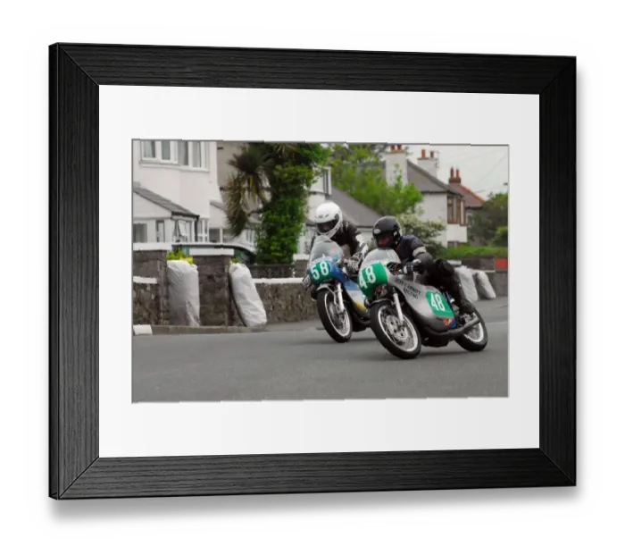 Framed Print : Jeff Ward & Billy Cummins (Suzuki) 2014 Pre TT Classic Framed Print : Jeff Ward & Billy Cummins (Suzuki) 2014 Pre TT Classic